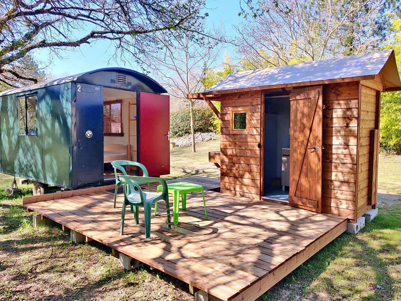 Camping La Vaugelette - Drome Montclar-sur-Gervanne Buitenkant foto